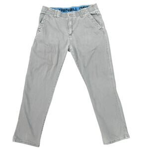 Denali men’s work pants gray pockets sturdy comfortable 34 x 30 in rugged cotton